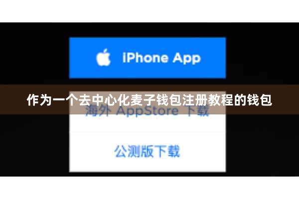 作为一个去中心化麦子钱包注册教程的钱包
